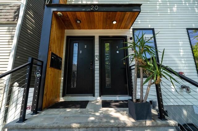 20 Jewett Ave Unit 2, Jersey City, NJ 07304 - property entrance featuring a surveillance system