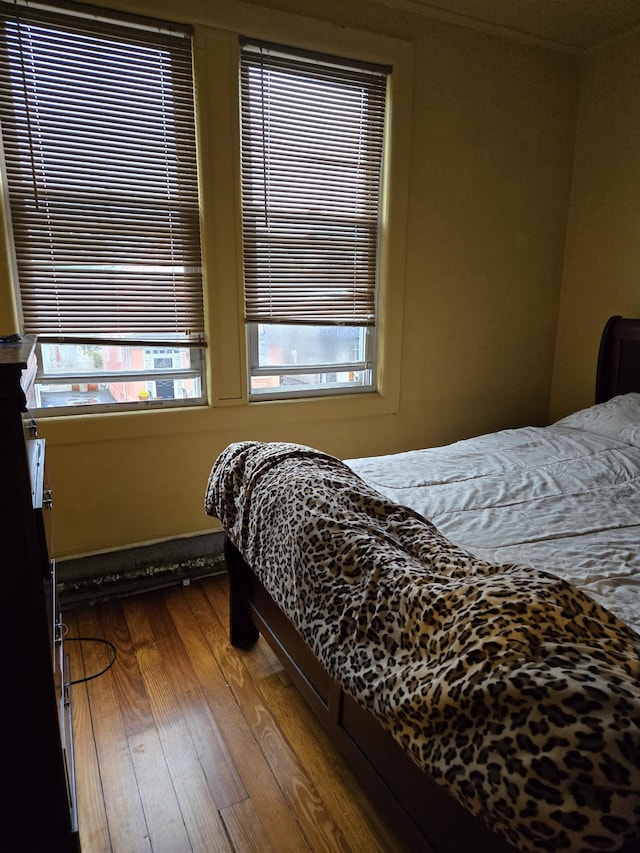 407 77th St, North Bergen, NJ 07047 - bedroom with hardwood / wood-style floors