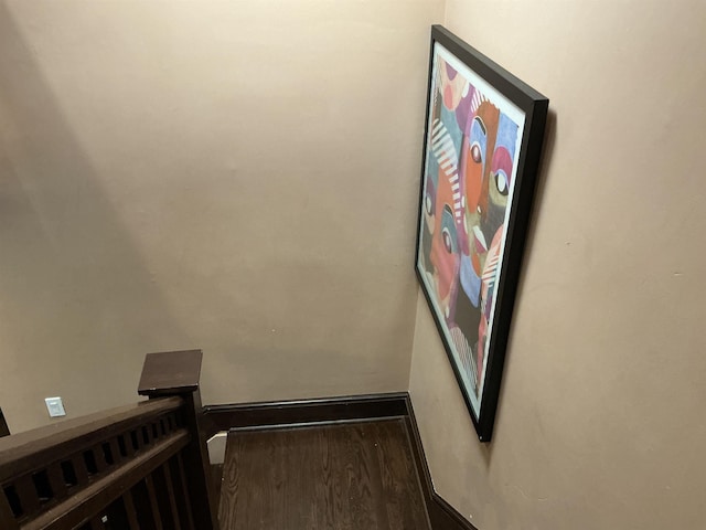 308 Sea Isle Ky Unit 308, Secaucus, NJ 07094 - stairs with wood finished floors and baseboards