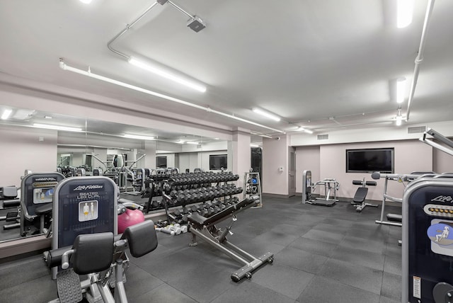 1400 Hudson St Unit 511, Hoboken, NJ 07030 - view of exercise room