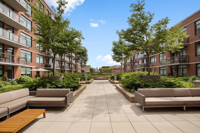 1400 Hudson St Unit 511, Hoboken, NJ 07030 - view of community with an outdoor living space