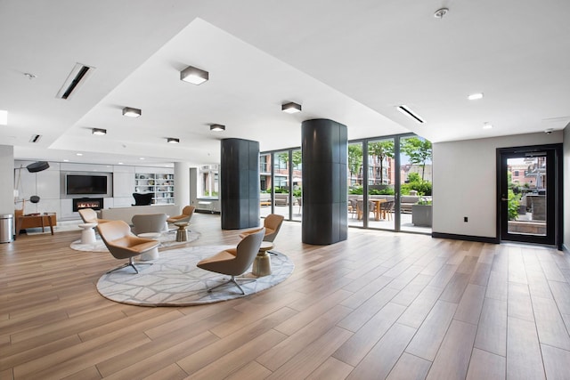 1400 Hudson St Unit 511, Hoboken, NJ 07030 - common area with floor to ceiling windows