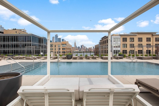 1400 Hudson St Unit 511, Hoboken, NJ 07030 - community pool featuring a patio area