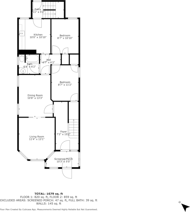 152 Bidwell Ave, Jersey City, NJ 07305 - view of property floor plan