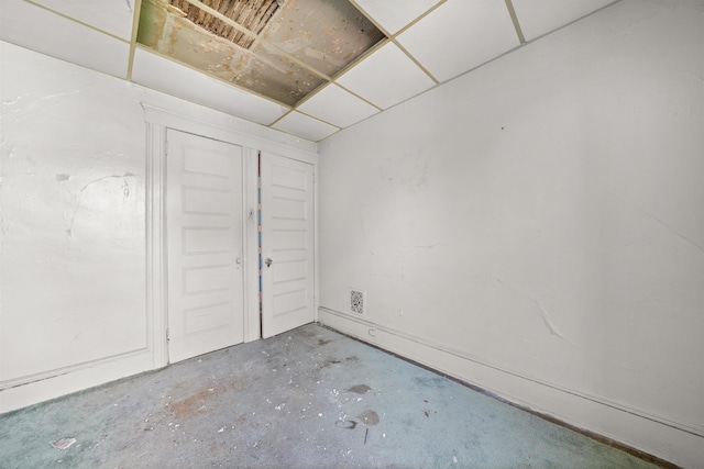 152 Bidwell Ave, Jersey City, NJ 07305 - unfurnished room featuring unfinished concrete flooring