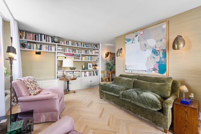 view of living area