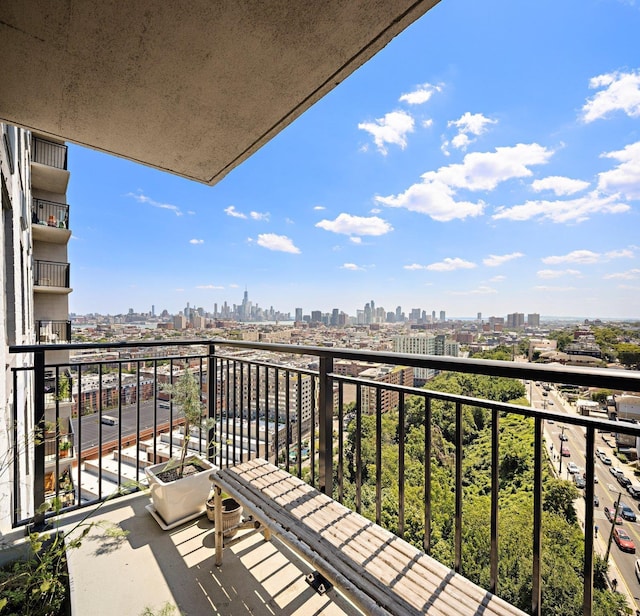 100 Manhattan Ave Unit 1517, Union City, NJ 07087 - balcony with a skyline view
