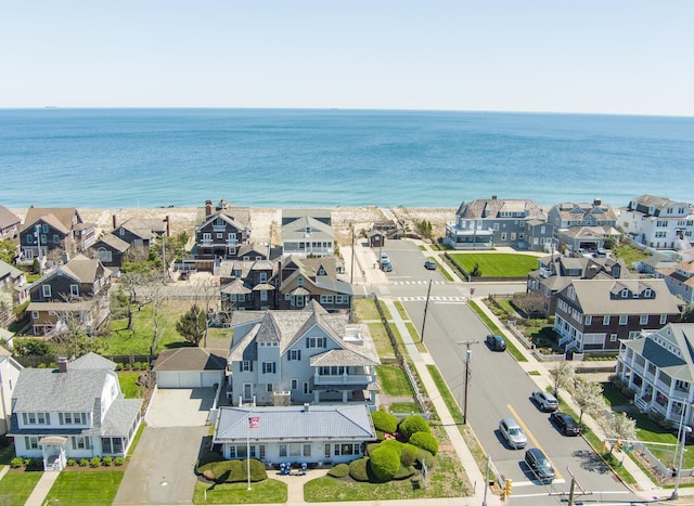 26 Bridge St, Bay Head Borough, NJ 08742 - aerial view of residential area featuring a large body of water