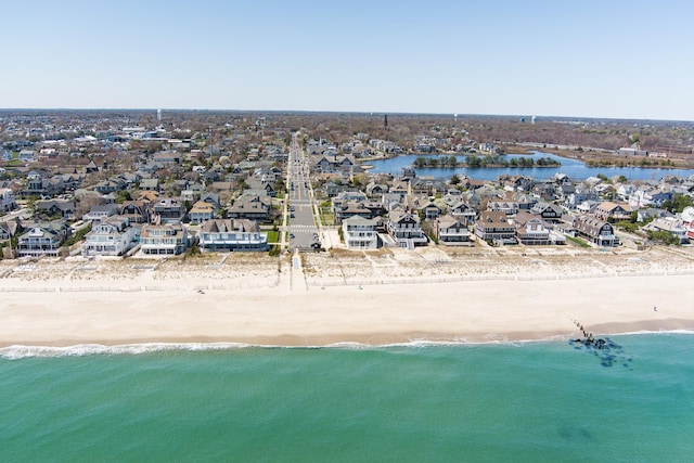 26 Bridge St, Bay Head Borough, NJ 08742 - aerial view of residential area featuring unending shoreline