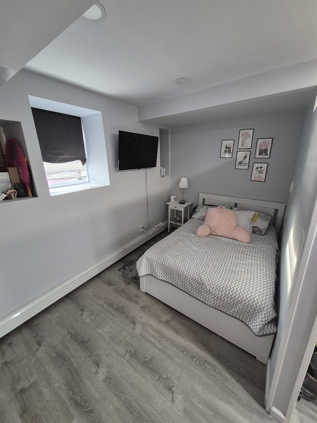 1200 Central Ave Unit B2, Union City, NJ 07087 - bedroom with wood finished floors and baseboards