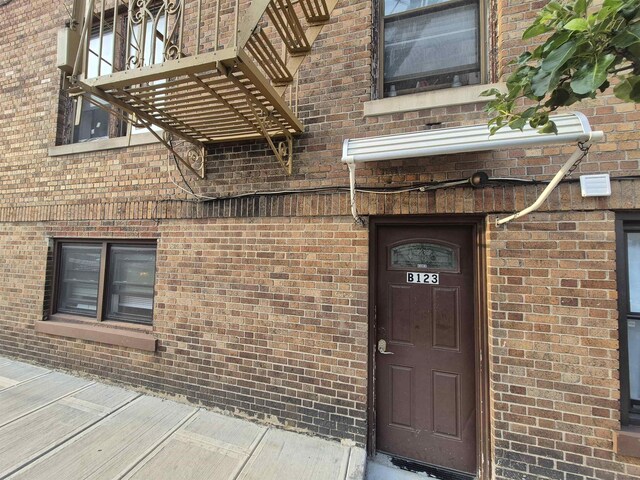 1200 Central Ave Unit B2, Union City, NJ 07087 - view of exterior entry featuring brick siding