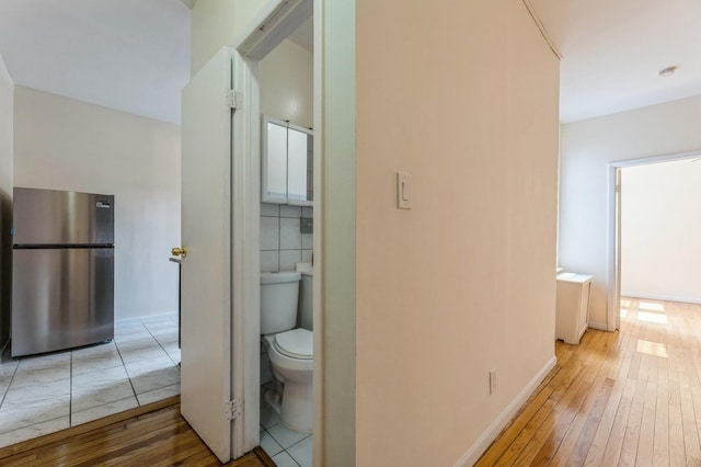 31 75th St Unit 9, North Bergen, NJ 07047 - hall featuring light wood finished floors