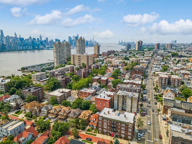 31 75th St Unit 9, North Bergen, NJ 07047 - aerial view of skyline and a nearby body of water