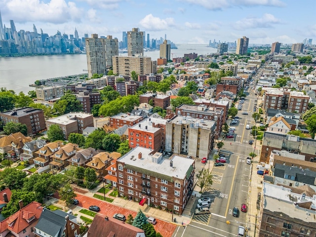 31 75th St Unit 9, North Bergen, NJ 07047 - aerial view of skyline and a nearby body of water