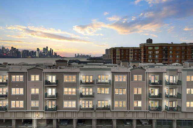 344 The Promenade Unit 344, Edgewater, NJ 07020 - view of property with a view of city