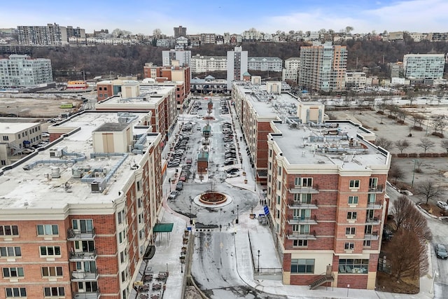 344 The Promenade Unit 344, Edgewater, NJ 07020 - bird's eye view with a city view