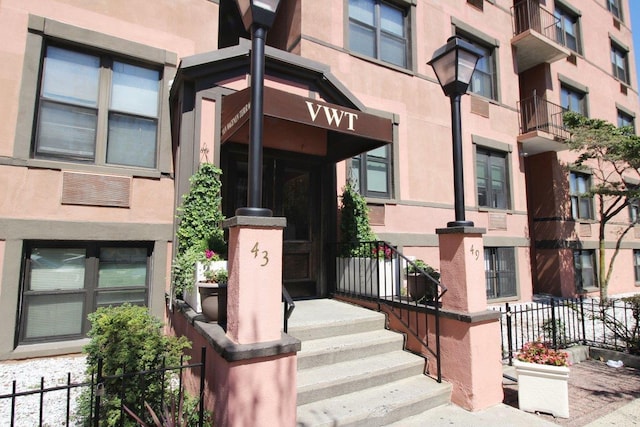 43 Van Wagenen Ave Unit Ga, Jersey City, NJ 07306 - entrance to property with stucco siding