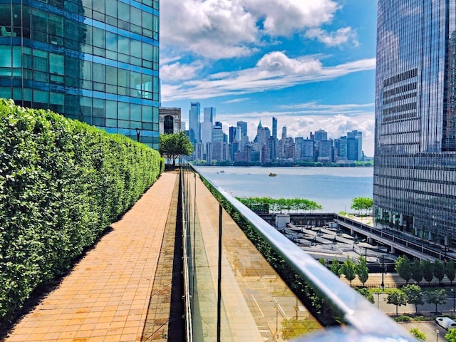 77 Hudson St Unit 1408, Jersey City, NJ 07302 - view of water feature featuring a view of city