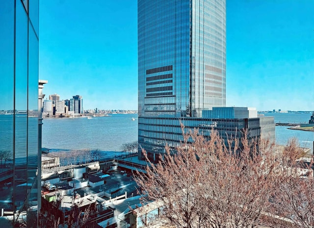 77 Hudson St Unit 1408, Jersey City, NJ 07302 - property view of water with a view of city