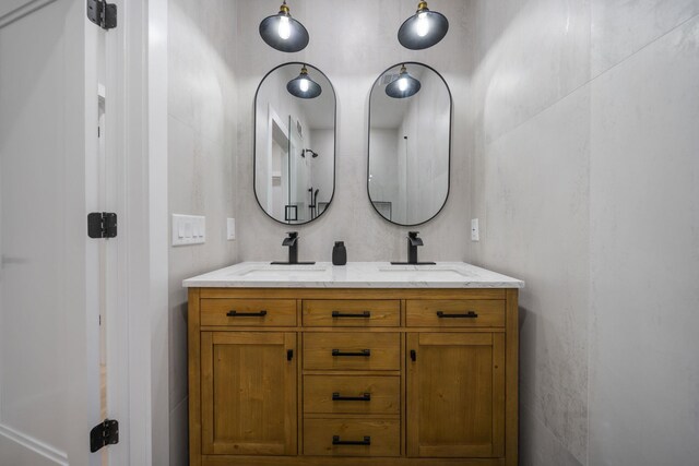 45 Graham St Unit 1, Jersey City, NJ 07307 - bathroom with double vanity