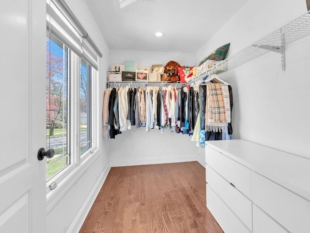 183 Oak Ave, River Edge, NJ 07661 - walk in closet with wood finished floors