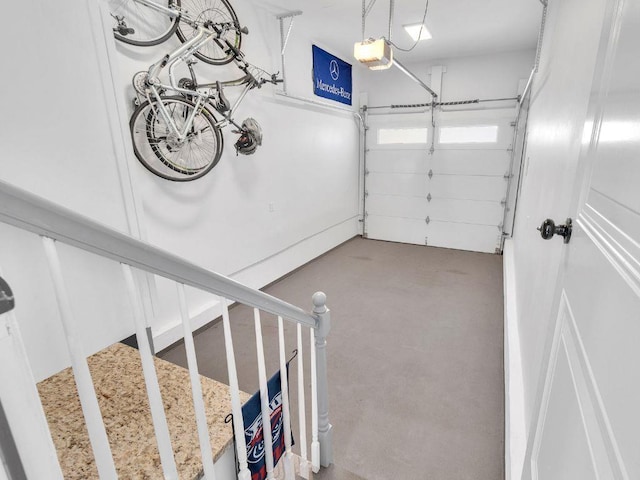 183 Oak Ave, River Edge, NJ 07661 - garage featuring a garage door opener