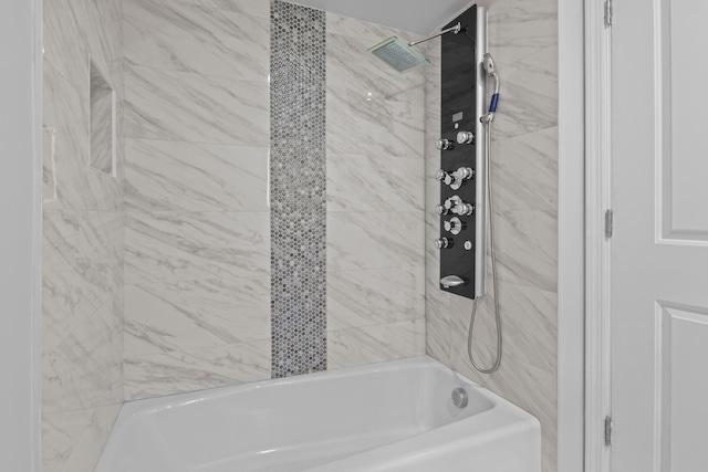 bathroom featuring shower / tub combination