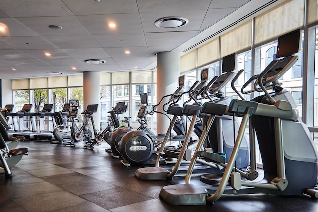 77 Hudson St Unit 1712, Jersey City, NJ 07302 - view of gym