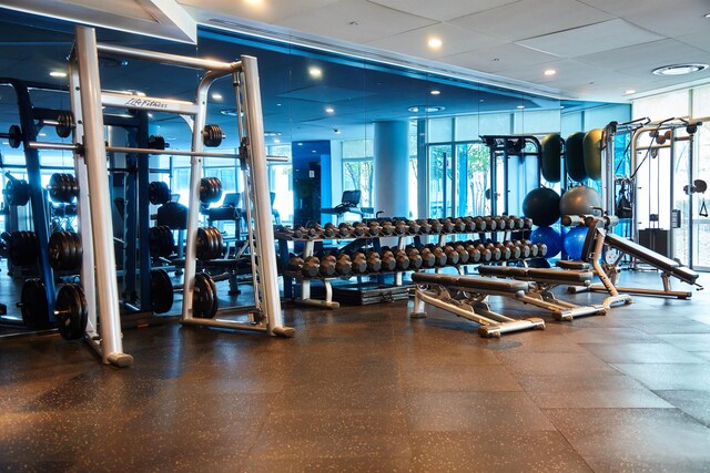 77 Hudson St Unit 1712, Jersey City, NJ 07302 - view of workout area