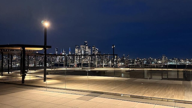 380 Mountain Rd Unit 808, Union City, NJ 07087 - deck at twilight with a view of city lights