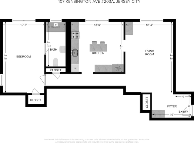 107 Kensington Ave Unit 203-A, Jersey City, NJ 07304 - photo 18