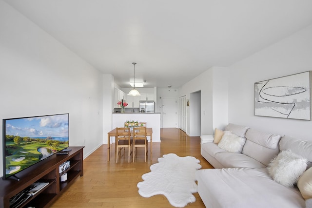 30 Freedom Way Unit 306, Jersey City, NJ 07305 - living room featuring light wood-type flooring