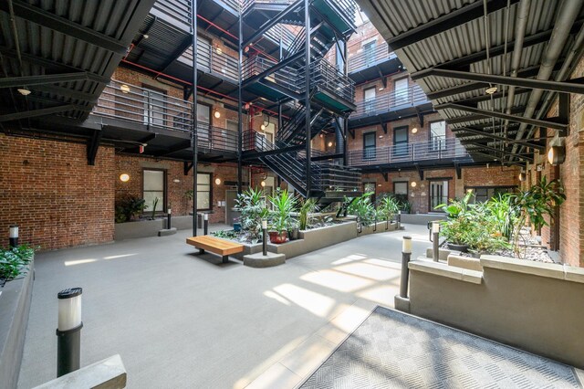 187 Wayne St Unit 205, Jersey City, NJ 07302 - view of property's community with a patio area