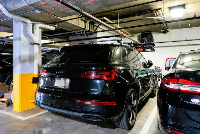 view of parking deck