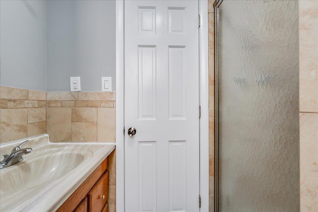 402 Grand St Unit 3S, Hoboken, NJ 07030 - full bathroom featuring vanity and a shower stall