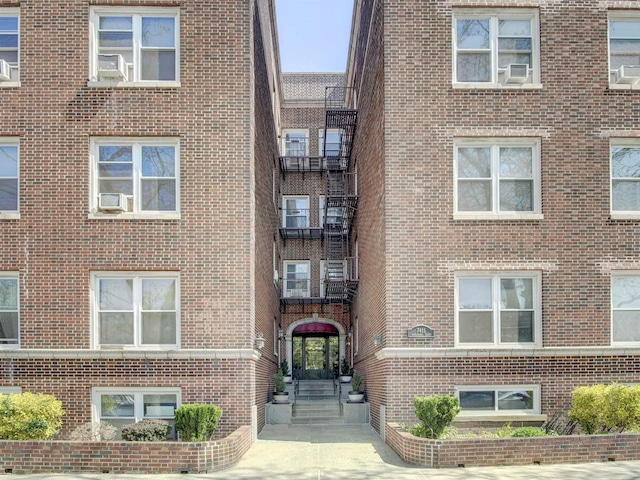 view of property with cooling unit