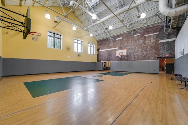 view of sport court with community basketball court