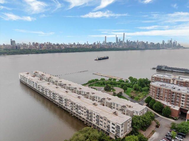 217 The Promenade Unit 217, Edgewater, NJ 07020 - water view featuring city skyline