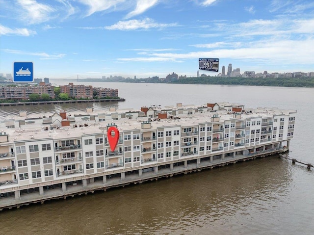 217 The Promenade Unit 217, Edgewater, NJ 07020 - water view featuring nearby urban area