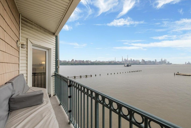 217 The Promenade Unit 217, Edgewater, NJ 07020 - balcony with a water view