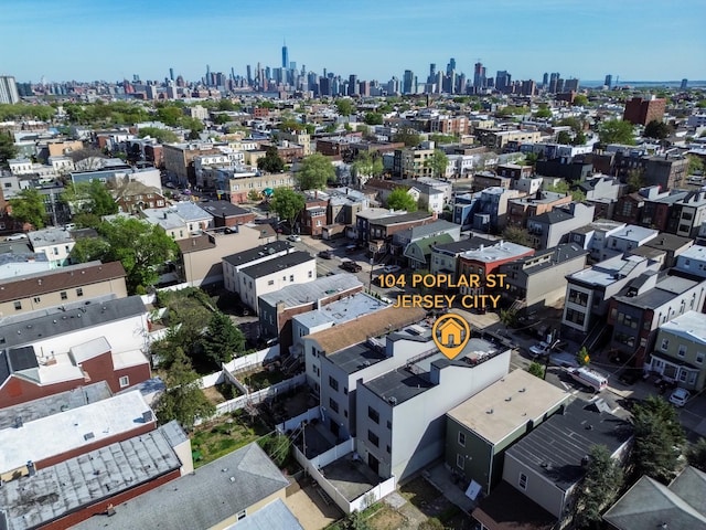 104 Poplar St Unit 1, Jersey City, NJ 07307 - bird's eye view of skyline