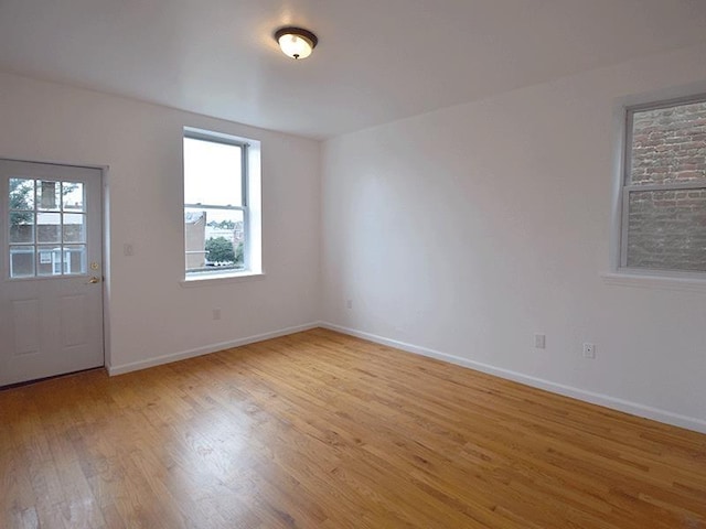 133 Lafayette St Unit 3R, Jersey City, NJ 07304 - unfurnished room featuring light wood finished floors and baseboards