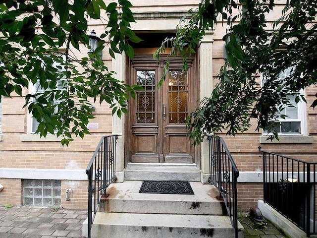 133 Lafayette St Unit 3R, Jersey City, NJ 07304 - property entrance with brick siding