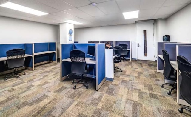 100 Manhattan Ave Unit 1301, Union City, NJ 07087 - carpeted office with a drop ceiling
