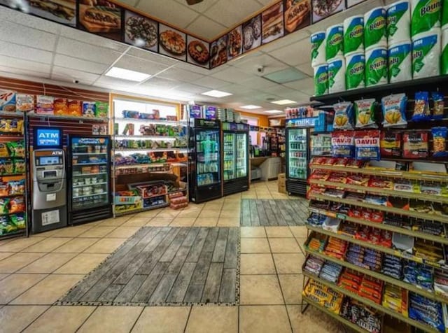 100 Manhattan Ave Unit 1301, Union City, NJ 07087 - misc room featuring a paneled ceiling and tile patterned flooring