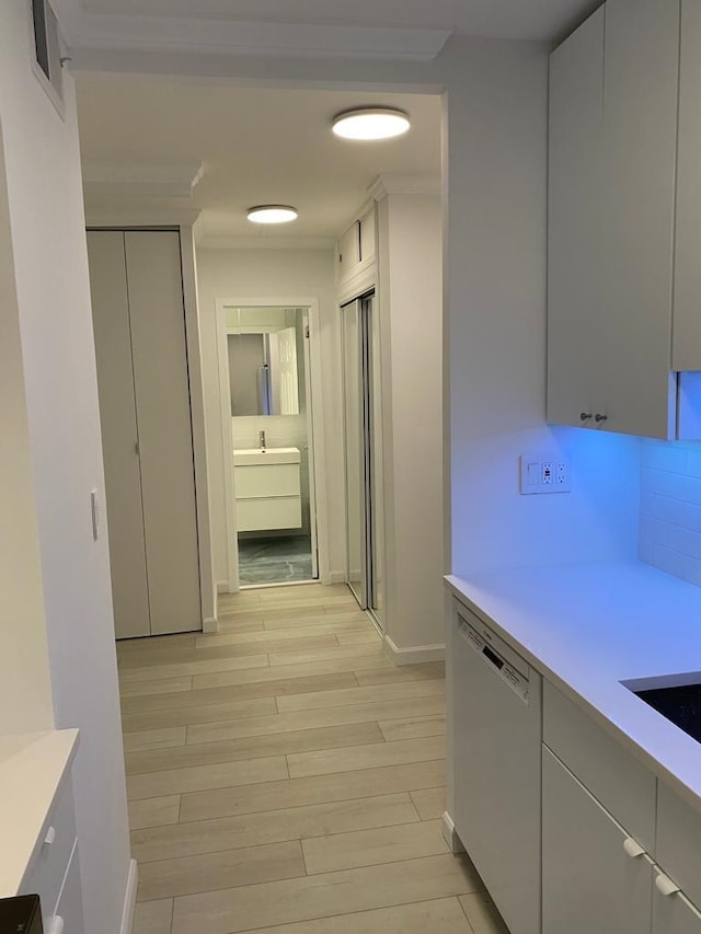 100 Manhattan Ave Unit 1301, Union City, NJ 07087 - hall with light wood-style floors and baseboards