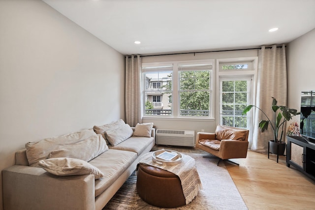 30 Freedom Way Unit 302, Jersey City, NJ 07305 - living area featuring light wood-style floors and recessed lighting