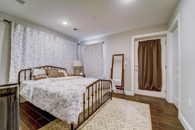 2765 Kennedy Blvd Unit 1, Jersey City, NJ 07306 - bedroom featuring wood tiled floors and recessed lighting