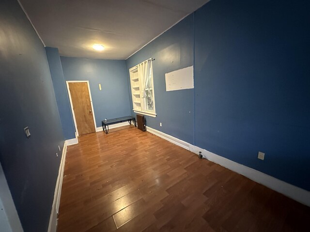 2512 Central Ave, Union City, NJ 08070 - spare room featuring wood finished floors and baseboards