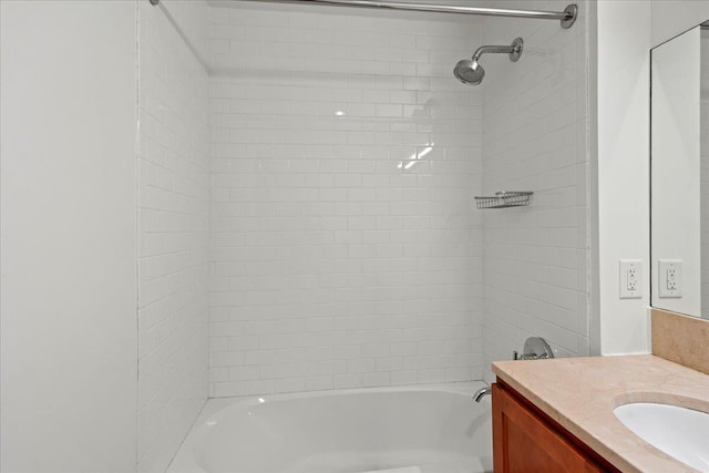 389 Washington St Unit 34E, Jersey City, NJ 07302 - full bath with vanity and tub / shower combination